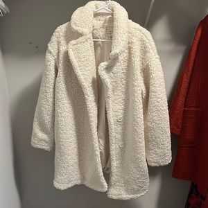 White Teddy Coat